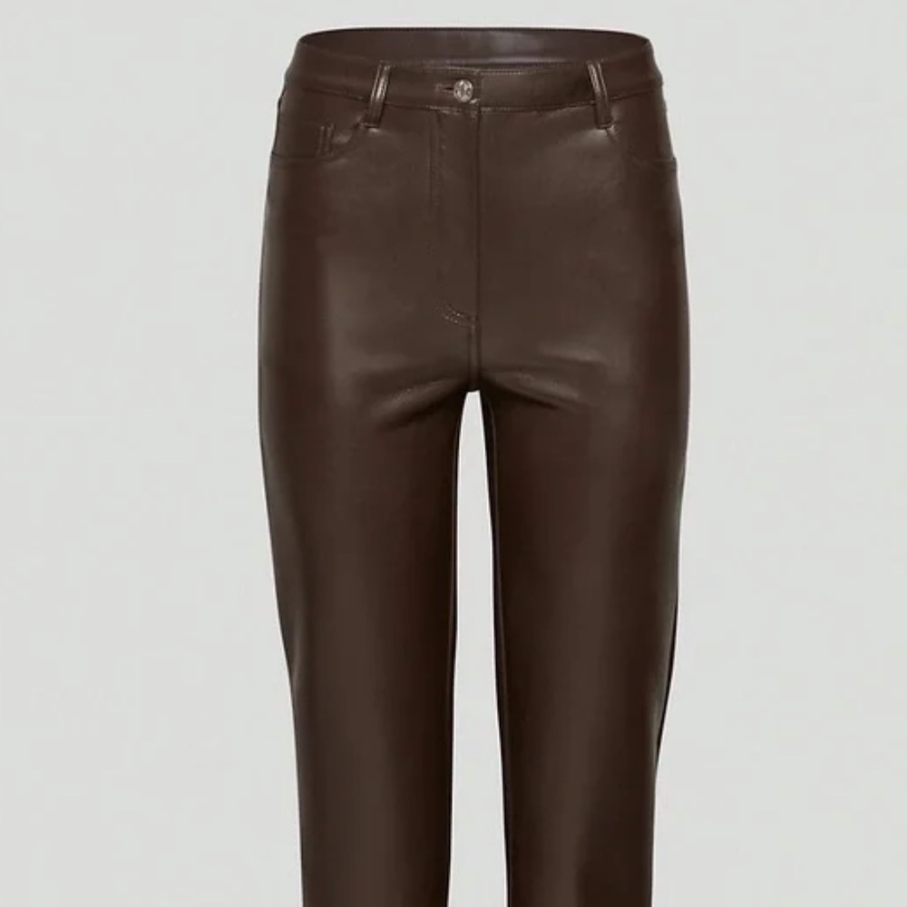 Wilfred Melina Pant in Rich Mocha Brown 8 - Picture 4 of 9